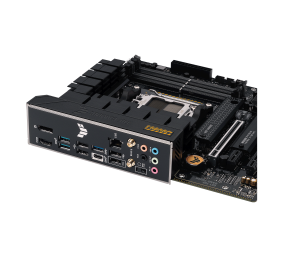 Asus | TUF GAMING B650M-PLUS WIFI | Processor family AMD | Processor socket AM5 | DDR5 DIMM | Memory slots 4 | Supported hard disk drive interfaces 	SATA, M.2 | Number of SATA connectors 4 | Chipset AMD B650 | micro-ATX