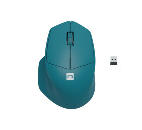 Natec | Mouse | Siskin 2 | Wireless | USB Type-A | Blue