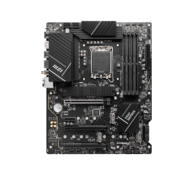 MSI | PRO Z790-P WIFI | Processor family Intel | Processor socket  LGA1700 | DDR5 DIMM | Memory slots 4 | Supported hard disk drive interfaces 	SATA, M.2 | Number of SATA connectors 6 | Chipset Intel Z790 | ATX