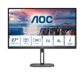 AOC Q27V5N/BK 27inch WQHD VA 75Hz 4ms