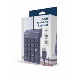 Gembird | USB Numeric keypad | KPD-U-03 | Numeric keypad | Wired | N/A | Black