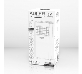 Adler | Air conditioner | AD 7924 | Number of speeds 2 | Fan function | White