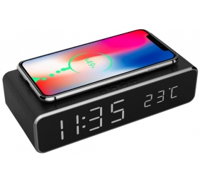 Gembird | Digital alarm clock with wireless charging function | DAC-WPC-01 | Wireless connection