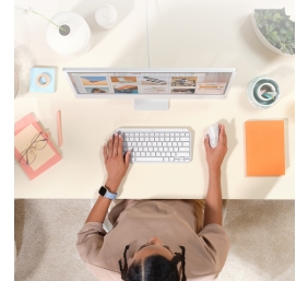 LOGI Lift for Mac Vertical Mouse - WHITE