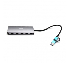 I-TEC USB-C Metal Nano Dock 3xDisplay+PD