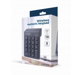 Gembird | Numeric keypad | KPD-W-02 | Numeric keypad | Wireless | N/A | Black