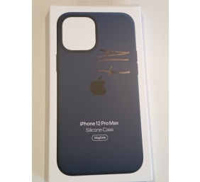 Ecost Prekė po grąžinimo Apple iPhone 12 Pro Max silikoninis dėklas su MagSafe - tamsiai mėlyna spal