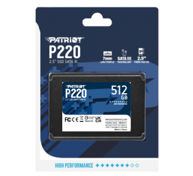 PATRIOT P220 SATA 3 512GB SSD 