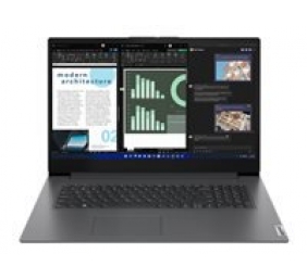 Lenovo Essential V17-IAP (Gen 3) Iron Grey, 17.3 ", IPS, FHD, 1920 x 1080 pixels, Anti-glare, Intel Core i5,  i5-1235U, 16 GB, 8GB Soldered DDR4-3200 + 8GB SO-DIMM DDR4-3200, 256 GB, Intel Iris Xe Graphics, No Optical drive, Windows 11 Pro, 802.11ax, 5.1,