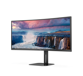 AOC | Curved Monitor | CU34V5C/BK | 34 " | VA | WQHD | 21:9 | 100 Hz | 4 ms | 3440 x 1440 | 300 cd/m² | HDMI ports quantity 1