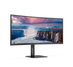 AOC | Curved Monitor | CU34V5C/BK | 34 " | VA | WQHD | 21:9 | 100 Hz | 4 ms | 3440 x 1440 | 300 cd/m² | HDMI ports quantity 1