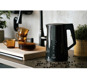 Adler | Kettle | AD 1345b | Electric | 2200 W | 1.7 L | Stainless steel | 360° rotational base | Black