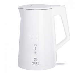 Adler | Kettle | AD 1345w | Electric | 2200 W | 1.7 L | Stainless steel | 360° rotational base | White