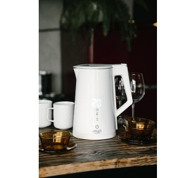 Adler | Kettle | AD 1345w | Electric | 2200 W | 1.7 L | Stainless steel | 360° rotational base | White