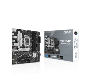 Asus PRIME B760M-A D4 Processor family Intel, Processor socket  LGA1700, DDR4 DIMM, Memory slots 4, Supported hard disk drive interfaces 	SATA, M.2, Number of SATA connectors 4, Chipset Intel B760, mATX