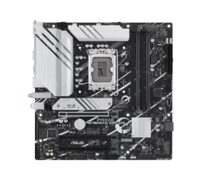 Asus PRIME B760M-A WIFI D4 Processor family Intel Processor socket  LGA1700 DDR4 DIMM Memory slots 4 Supported hard disk drive interfaces 	SATA, M.2 Number of SATA connectors 4 Chipset Intel B760 mATX