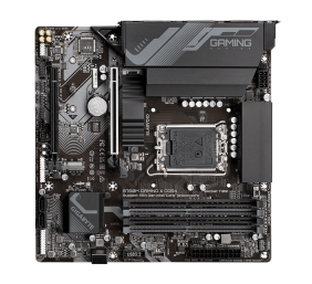 Gigabyte | B760M GAMING X DDR4 1.0 M/B | Processor family Intel | Processor socket  LGA1700 | DDR4 DIMM | Memory slots 4 | Supported hard disk drive interfaces 	SATA, M.2 | Number of SATA connectors 4 | Chipset Intel B760 Express | Micro ATX