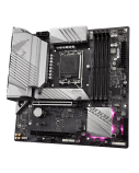 Gigabyte B760M AORUS ELITE AX 1.0 M/B Processor family Intel, Processor socket  LGA1700, DDR5 DIMM, Memory slots 4, Supported hard disk drive interfaces 	SATA, M.2, Number of SATA connectors 4, Chipset Intel B760 Express, Micro ATX