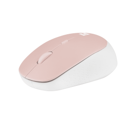 Natec | Mouse | Harrier 2 | Wireless | Bluetooth | White/Pink