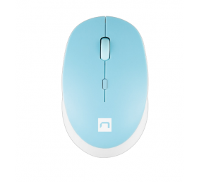 Natec | Mouse | Harrier 2 | Wireless | Bluetooth | White/Blue