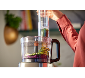 Philips Compact Food processor HR7530/10 Viva Collection 850 W Bowl capacity 2.1 L Number of speeds 2 Black