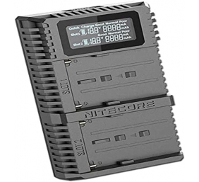 Ecost Prekė po grąžinimo Nitecore USN3PRO dviejų lizdų USB įkroviklis