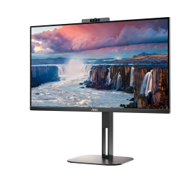 AOC | USB-C Monitor with Webcam | 24V5CW/BK | 23.8 " | IPS | FHD | 16:9 | 75 Hz | 1 ms | 1920 x 1080 | 300 cd/m² | HDMI ports quantity 2 | Black