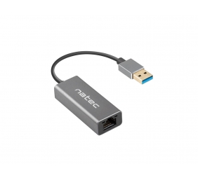 Natec Ethernet Adapter, Cricket USB 3.0, USB 3.0 to RJ45, Black | Natec | Ethernet Adapter Network Card | NNC-1924 Cricket USB 3.0