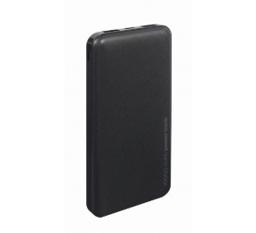 Gembird | PB10-02 | Power Bank | 10000 mAh | 2 x USB-AF | Black