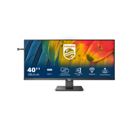 Philips | USB-C Hub Monitor | 40B1U5600/00 | 40 " | IPS | WQHD | 21:9 | 120 Hz | 4 ms | 3440 x 1440 | 500 cd/m² | HDMI ports quantity 1 | Black