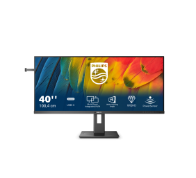 Philips | USB-C Hub Monitor | 40B1U5600/00 | 40 " | IPS | WQHD | 21:9 | 120 Hz | 4 ms | 3440 x 1440 | 500 cd/m² | HDMI ports quantity 1 | Black