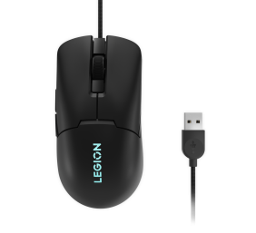 Lenovo | RGB Gaming Mouse | Legion M300s | Gaming Mouse | Wired via USB 2.0 | Shadow Black