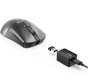 Lenovo | Wireless Gaming Mouse | Legion M600s Qi | Gaming Mouse | 2.4GHz, Bluetooth, USB wired | Storm Grey