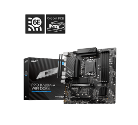 MSI PRO B760M-A WIFI DDR4 LGA1700 mATX