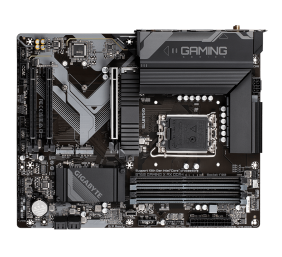 Gigabyte | B760 GAMING X AX DDR4 1.0 M/B | Processor family Intel | Processor socket  LGA1700 | DDR4 DIMM | Memory slots 4 | Supported hard disk drive interfaces 	SATA, M.2 | Number of SATA connectors 4 | Chipset Intel B760 Express | ATX