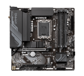 Gigabyte | B760M G X AX DDR4 1.0 M/B | Processor family Intel | Processor socket  LGA1700 | DDR4 DIMM | Memory slots 4 | Supported hard disk drive interfaces 	SATA, M.2 | Number of SATA connectors 4 | Chipset Intel B760 Express | Micro ATX