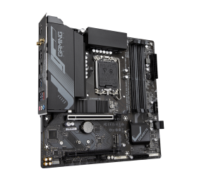 Gigabyte | B760M G X AX DDR4 1.0 M/B | Processor family Intel | Processor socket  LGA1700 | DDR4 DIMM | Memory slots 4 | Supported hard disk drive interfaces 	SATA, M.2 | Number of SATA connectors 4 | Chipset Intel B760 Express | Micro ATX