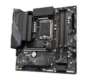 Gigabyte | B760M G X AX DDR4 1.0 M/B | Processor family Intel | Processor socket  LGA1700 | DDR4 DIMM | Memory slots 4 | Supported hard disk drive interfaces 	SATA, M.2 | Number of SATA connectors 4 | Chipset Intel B760 Express | Micro ATX