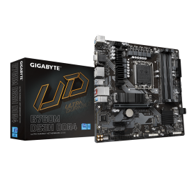 Gigabyte | B760M DS3H DDR4 1.0 M/B | Processor family Intel | Processor socket  LGA1700 | DDR4 DIMM | Memory slots 4 | Supported hard disk drive interfaces 	SATA, M.2 | Number of SATA connectors 4 | Chipset Intel B760 Express | Micro ATX