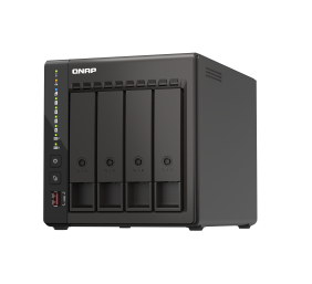 QNAP | 4-Bay desktop NAS | TS-453E-8G | Up to 4 HDD/SSD Hot-Swap | Intel Celeron | J6412 Quad-Core | Processor frequency 2.6 GHz | 8 GB