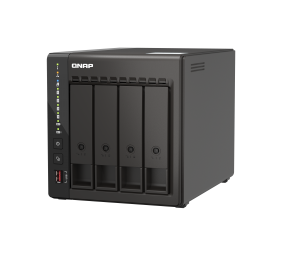 QNAP | 4-Bay desktop NAS | TS-453E-8G | Up to 4 HDD/SSD Hot-Swap | Intel Celeron | J6412 Quad-Core | Processor frequency 2.6 GHz | 8 GB