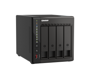 QNAP | 4-Bay desktop NAS | TS-453E-8G | Up to 4 HDD/SSD Hot-Swap | Intel Celeron | J6412 Quad-Core | Processor frequency 2.6 GHz | 8 GB