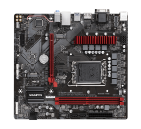 Gigabyte | B760M GAMING DDR4 1.0 M/B | Processor family Intel | Processor socket  LGA1700 | DDR4 DIMM | Memory slots 2 | Supported hard disk drive interfaces 	SATA, M.2 | Number of SATA connectors 4 | Chipset Intel B760 Express | Micro ATX