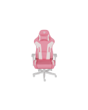 Genesis mm | Backrest upholstery material: Eco leather, Seat upholstery material: Eco leather, Base material: Nylon, Castors material: Nylon with CareGlide coating | Pink/White