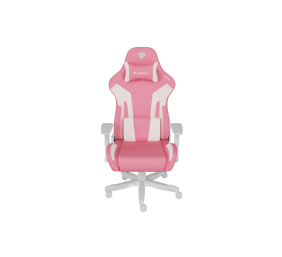 Genesis mm | Backrest upholstery material: Eco leather, Seat upholstery material: Eco leather, Base material: Nylon, Castors material: Nylon with CareGlide coating | Pink/White