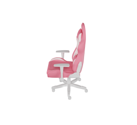 Genesis mm | Backrest upholstery material: Eco leather, Seat upholstery material: Eco leather, Base material: Nylon, Castors material: Nylon with CareGlide coating | Pink/White