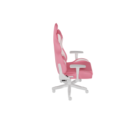 Genesis mm | Backrest upholstery material: Eco leather, Seat upholstery material: Eco leather, Base material: Nylon, Castors material: Nylon with CareGlide coating | Pink/White