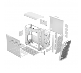 Fractal Design | Torrent | RGB White TG clear tint | Power supply included No | ATX