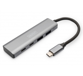 Digitus | USB-C 4 Port HUB 2x USB-A + 2x USB-C Gen2 | DA-70245 | USB-C Hub