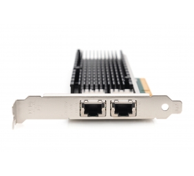 Digitus | 10Gbps Dual Port Ethernet Server adapter PCIe X8, Intel X540 BT2 | DN-10163